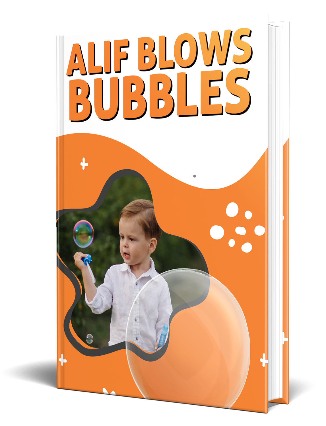 Alif blows Bubbles